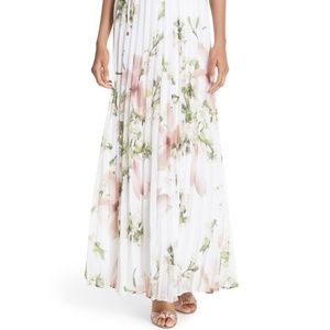 ted baker harmony pleated maxi dress